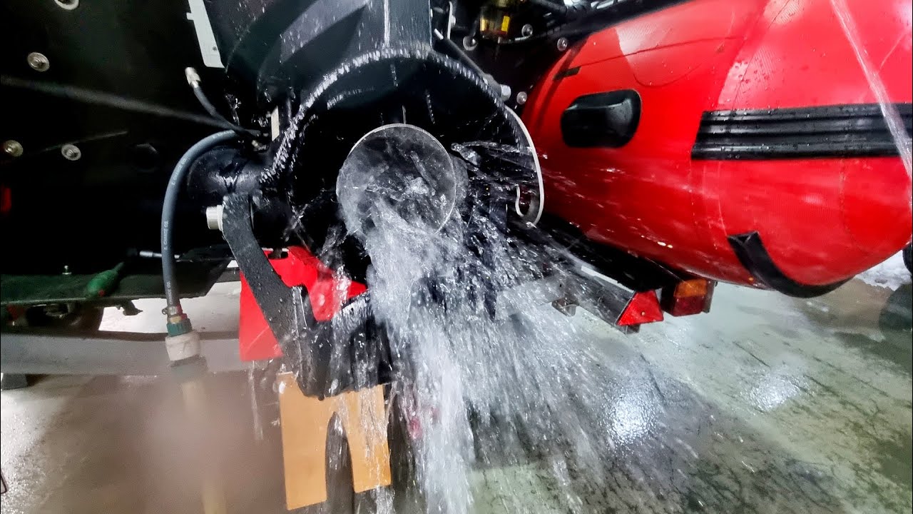 ВОДОМЕТ БЕЗ ВОДЫ. КАК ЗАВЕСТИ ПОДВЕСНОЙ МОТОР НЕ ПОГРУЖАЯ В ВОДУ ...