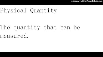 Physical quantitiy definition for SPM students (Auditory memory)