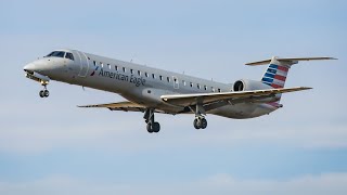 Brutally honest American Eagle Embraer ERJ-145 Chicago to Montreal trip report!