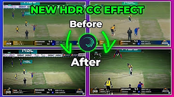 New HDR CC Effect Cricket Video Editing in Alight Motion | Cricket Video Editing