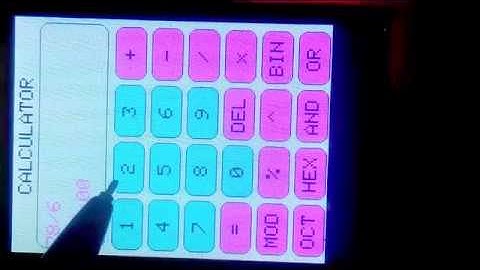 Basic calculator using Arduino