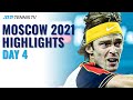 Rublev Takes On Mannarino; Karatsev vs Gerasimov & Simon vs McDonald | Moscow 2021 Highlights Day 4