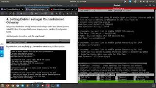 Setting Sebagai Gateway dan DHCP Server di Debian 9