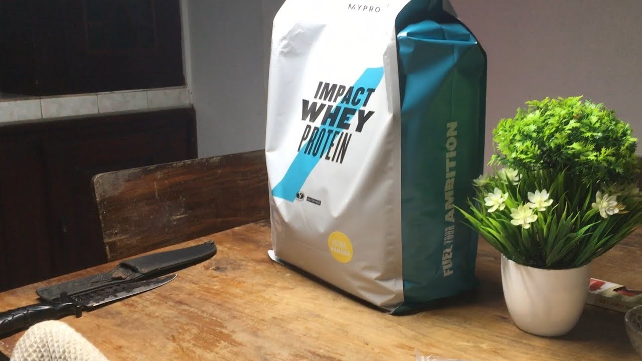 MyProtein Impact Whey 5 Kgs 11 lbs bag Unboxing and Taste Test- Natural  Banana - YouTube