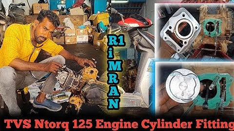 TVS Ntorq 125 Engine Cylinder Fitting Block || TVS Ntorq Engine Kaise Setting /R1IMRAN/