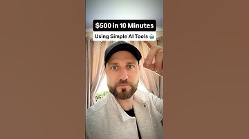 $500 in 10 Minutes Using Simple AI Tools 🤖 #sidehustleideas #aisidehustle