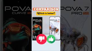 tecno pova 7 pro vs tecno pova curve #smartphone #tecno #shorts