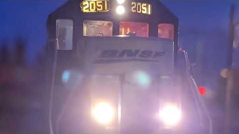 BNSF BLUE SMURF GP40-2 that I built using ESU LokSound V5 DCC DECODER