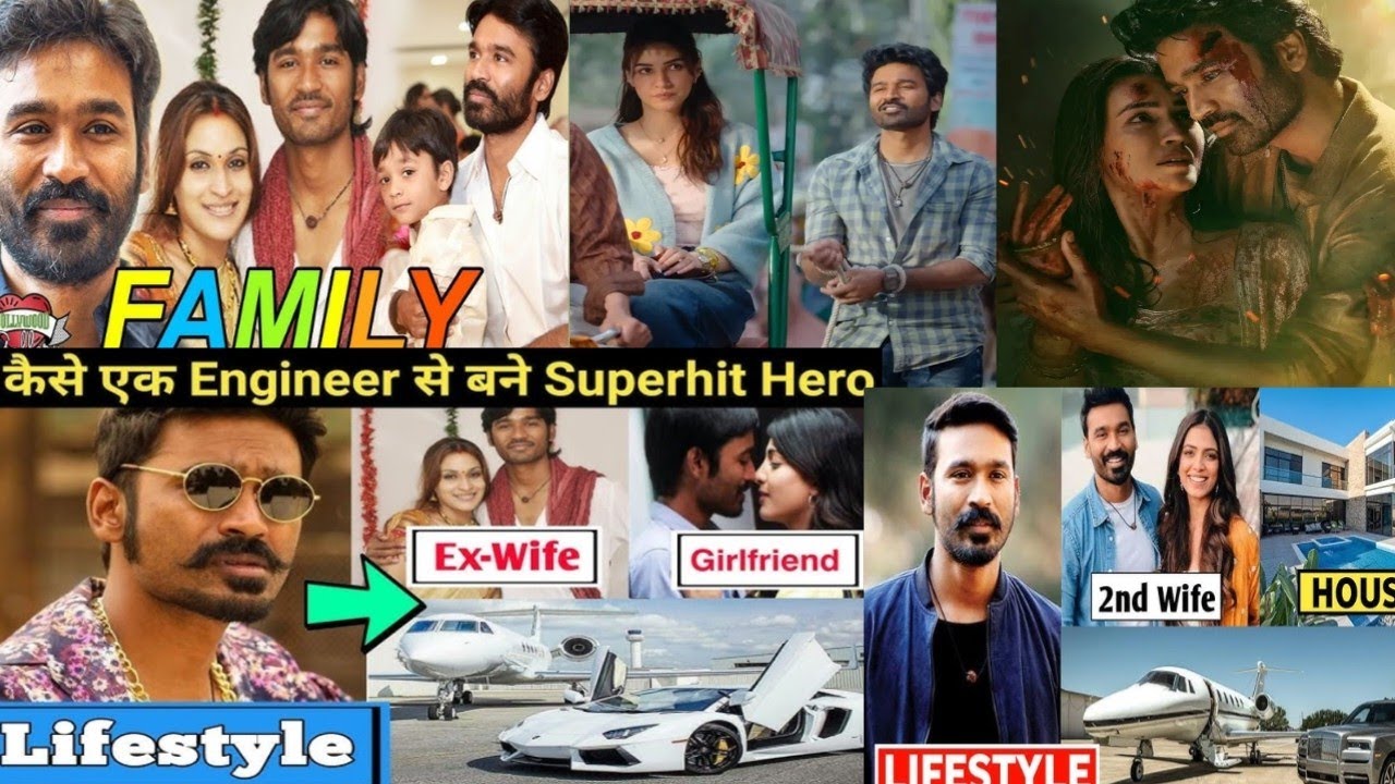 Dhanush Lifestyle 2026 | Income, House, Cars, Family, Real Life Story | Dhanush Biography