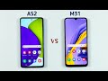Samsung A52 vs Samsung M31 Speed Test & Camera Comparison