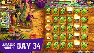 Pvz 2 Juric Marsh - Day 34 Epic Quest Juric Marsh Mash