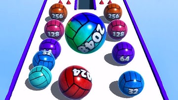 Ball Merge 2048 🟡🟢🔵 BIG UPDATE All Levels Gameplay Walkthrough Android, iOS MAX LEVELS!!!