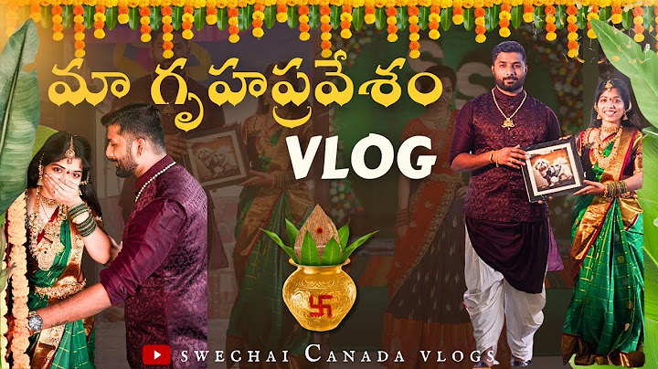 మా గృహప్రవేశం Vlog | House Warming | Telugu vlogs