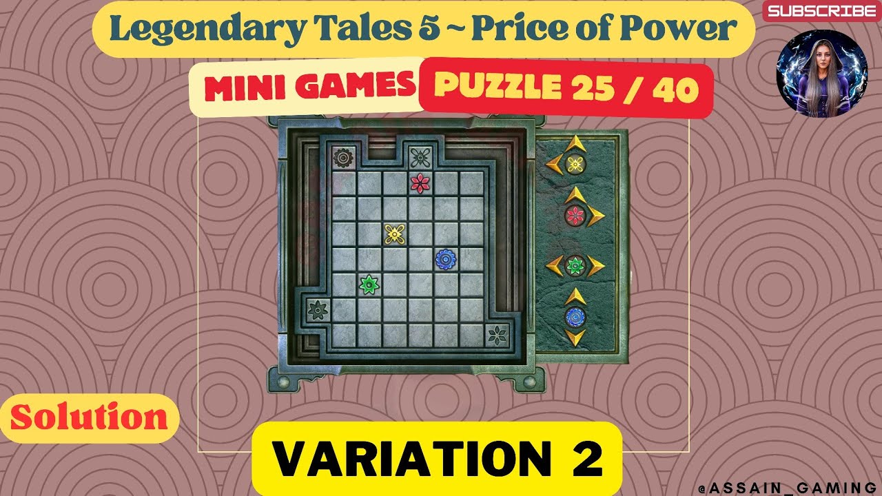 Legendary Tales 5 Puzzle 25 Variation 2