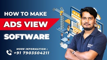 Ads View MLM Software Kaise Banwaye ? How to make Ads View Software #digitalstartup