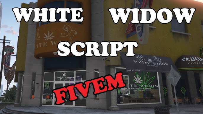 White Widow FiveM Map Marijuana Shop And Underground Growroom