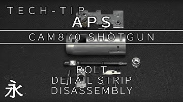 Tech-tip: APS CAM870 bolt detail strip/disassembly