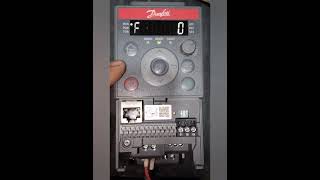 Danfoss iC2-Micro drive forward reverse parameter setting.