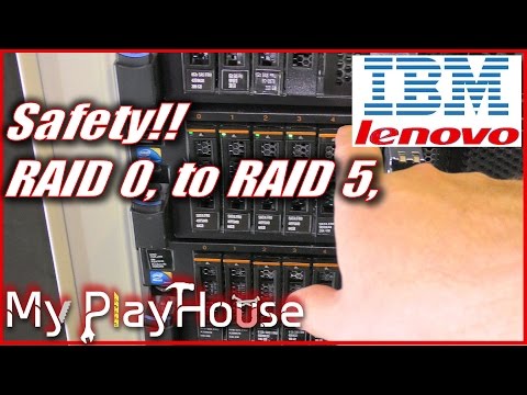 Safety! Switching from RAID 0 to RAID 5 on x3650 M3 - 409