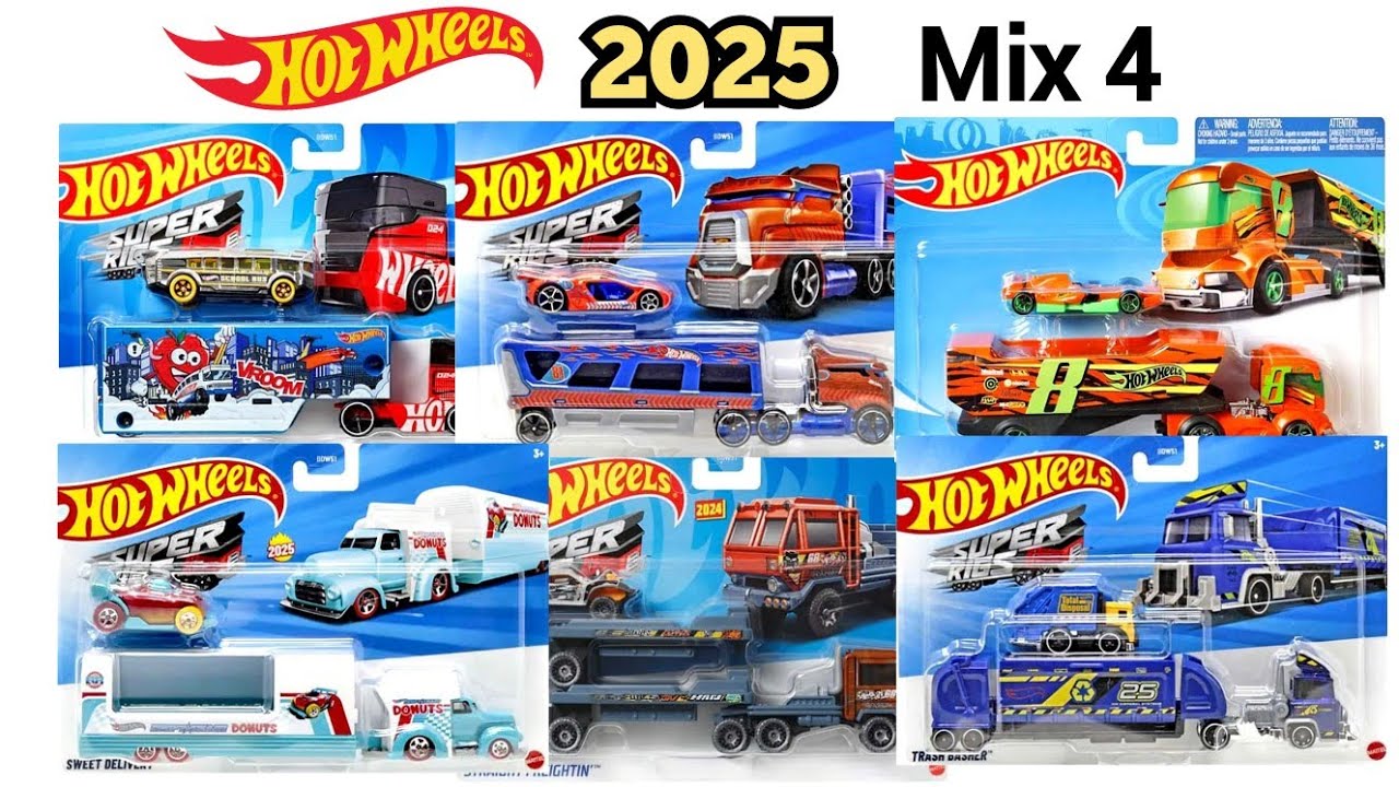 ホットウィール スーパーリグ 2025年Mix 2コンプセット SUPER RIGS ASSORT 2025年 Mix 2のラインナップまとめ！【2025年2月に