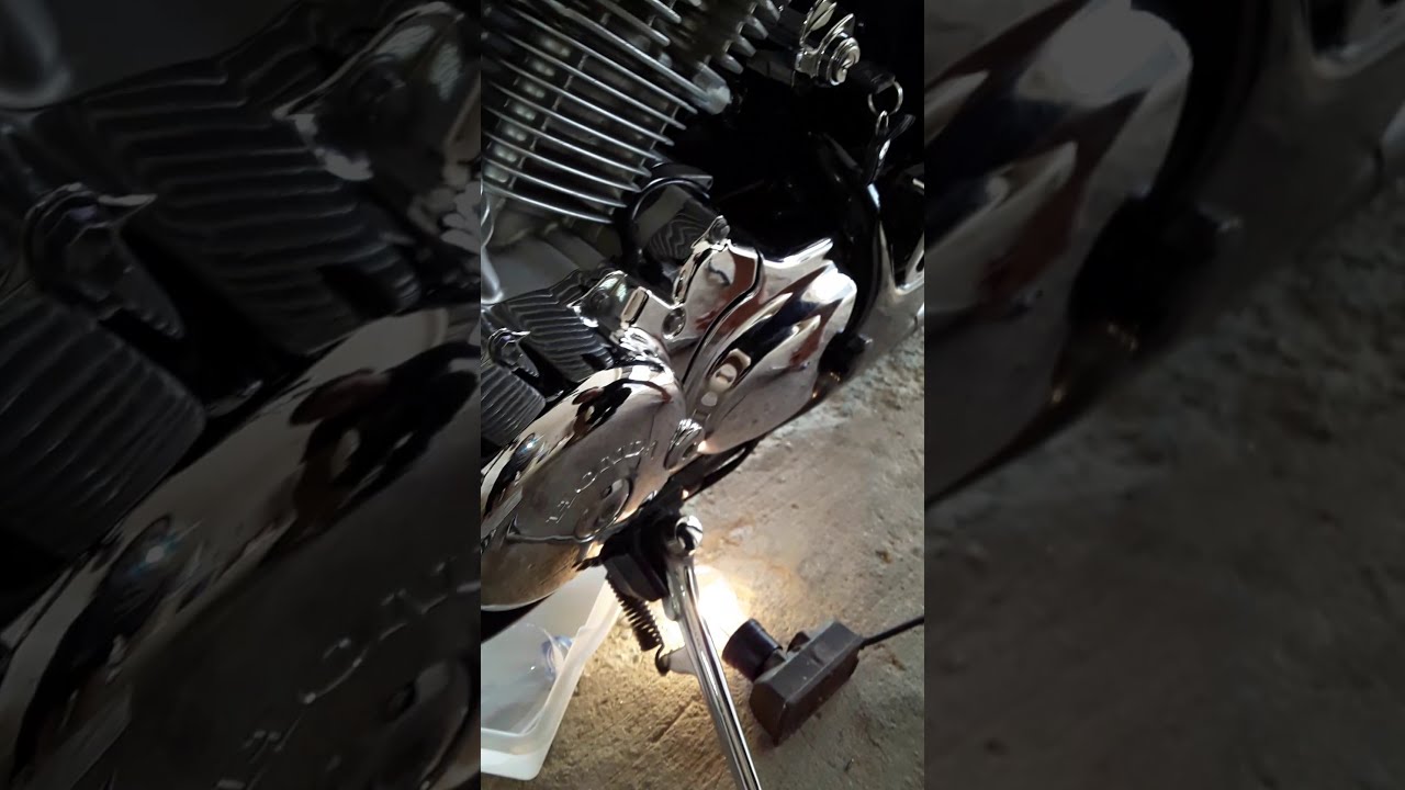 Troca do liquido de arrefecimento shadow 600