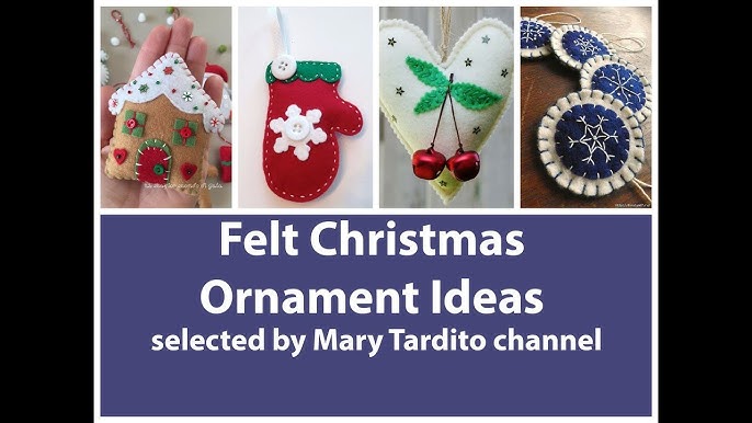 DIY Ugly Christmas Sweater Felt Ornaments - Kunin Felt