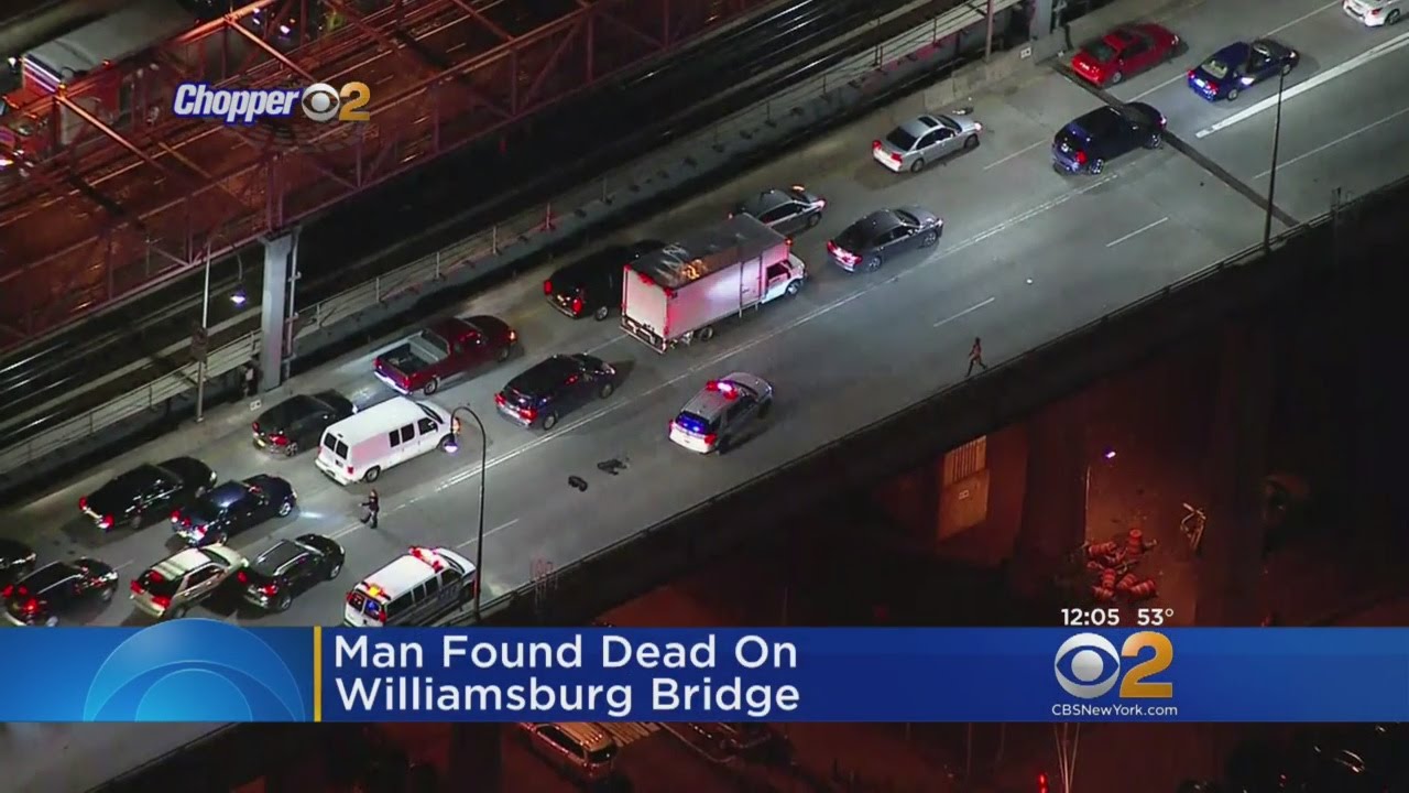 Man Found Dead On Williamsburg Bridge - YouTube