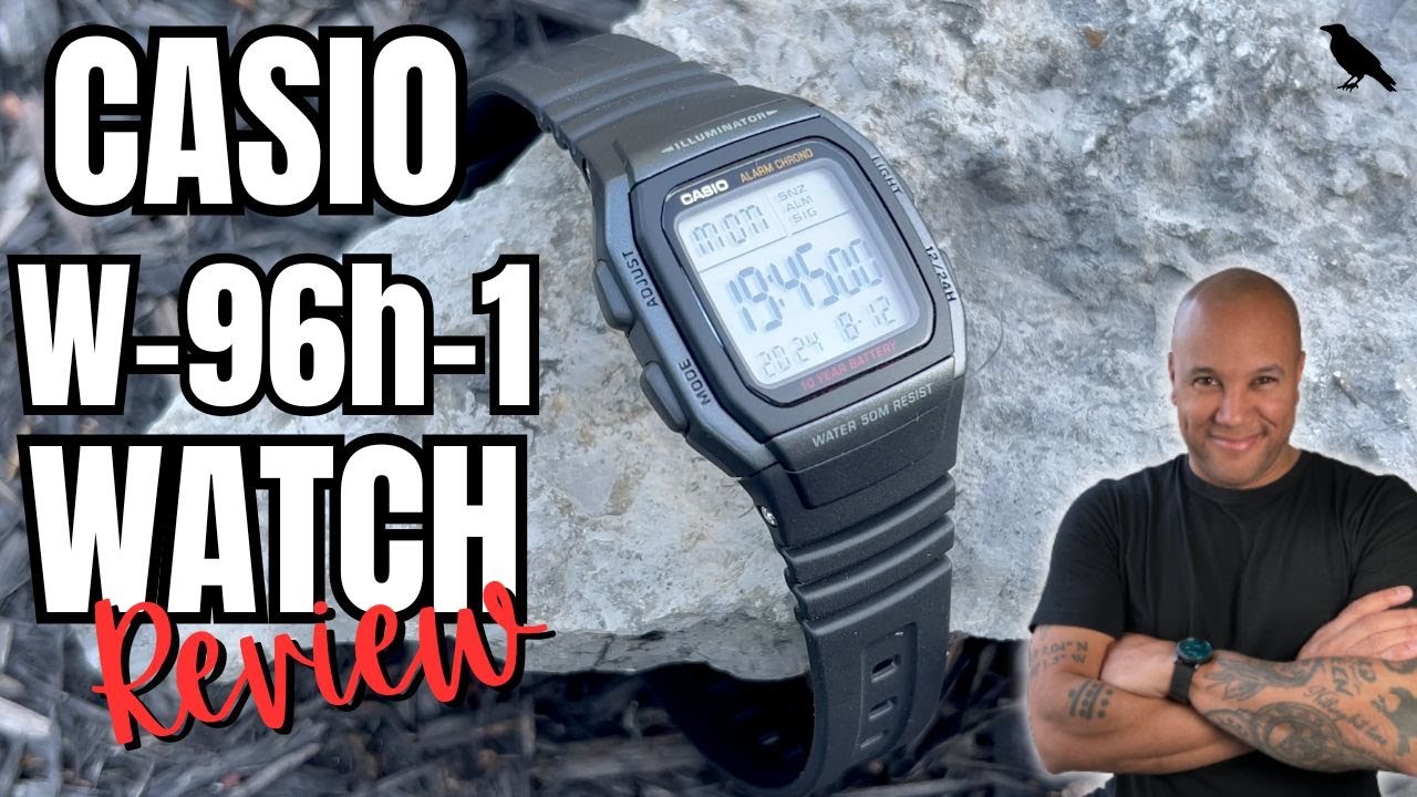 CASIO W-96H-1 Digital Dual-Time Watch Review| Best affordable dual time Watch UNDER $50