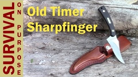 Schrade Old Timer Sharpfinger Review - Best Skinning Knife Under $20