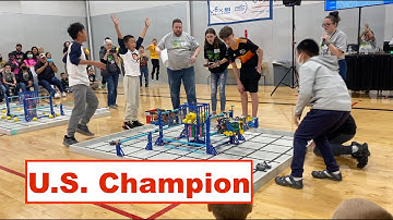 162 Pts with 17s Stop Time. Champion of 2022 VEX IQ U.S. Open , Team Techno Turtle & Flying Cheese