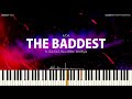 K/DA - THE BADDEST ft. (G)I-DLE, Bea Miller, Wolftyla [PIANO COVER]