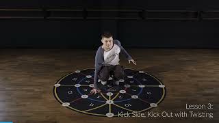 Breakdance Elementary: Kick Side / Kick Out with Twisting