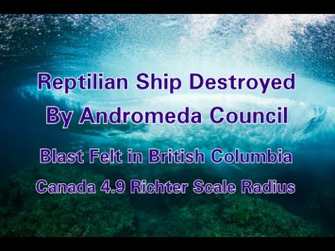 Reptilian Ship Destroyed By Andromeda Council