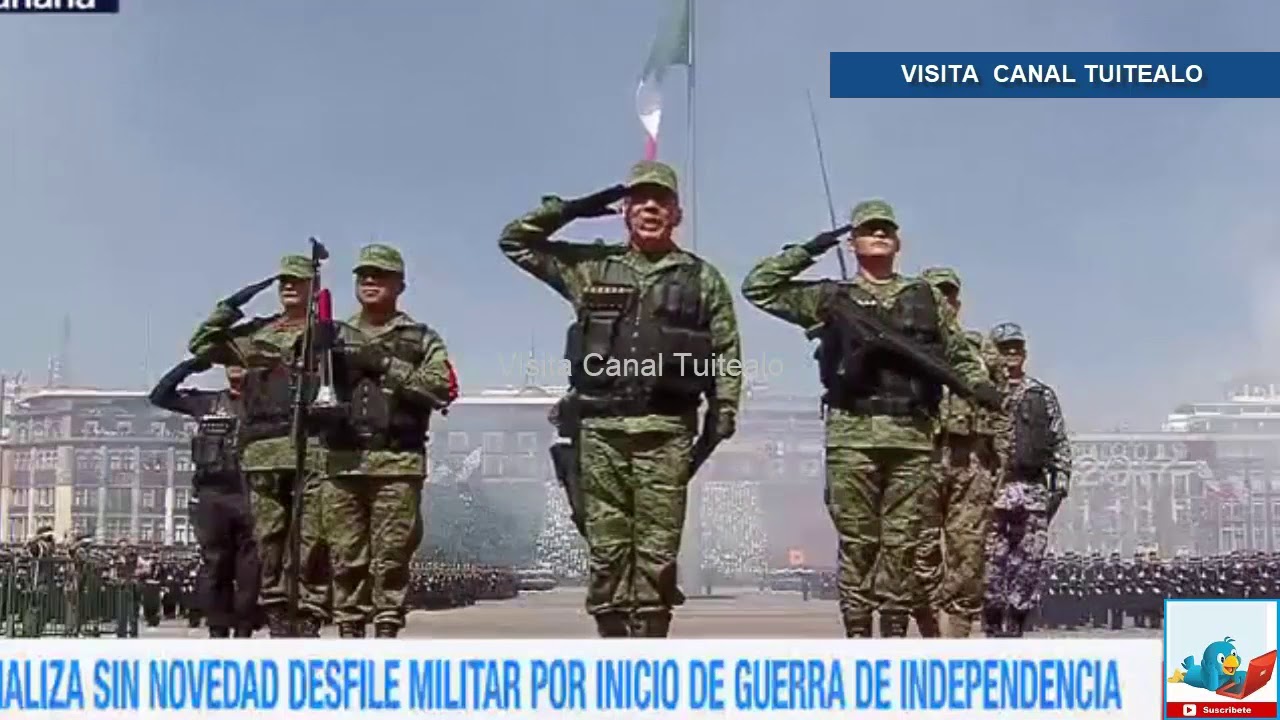 ‘Sin novedad’ el desfile militar del 16 de Septiembre en la CDMX Video ...