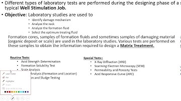 11- Well Stimulation Laboratory Testing by Yasir Ali
