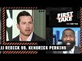 JJ Redick vs. Kendrick Perkins 🗣️ Will the Warriors or Nets go further in the playoffs? | First Take