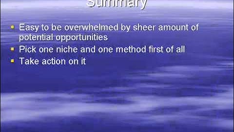 Public Domain Riches - Part 10 / 10 -  Summary