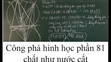 Công phá hình học phần 81 | luyện thi vào 10| geometry