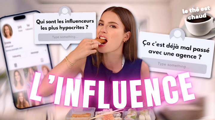MON AVIS SUR LES INFLUENCEURS (je réponds où je mange du wasabi)