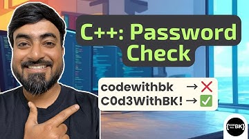 C++ Program to Validate a Password String | Beginner C++ Programming