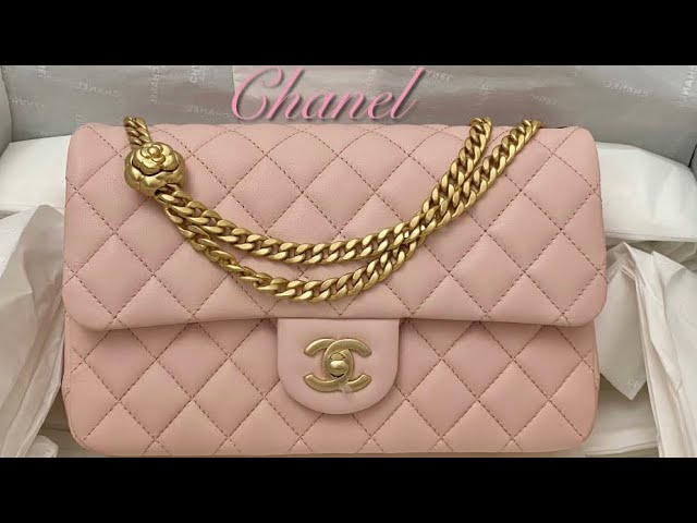 Chanel Mini Flap Bag With Adjustable Camellia Embossed Chain  Kaialux