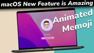 How To Set ANIMATED MEMOJI On Lock Screen in macOS 12 Monterey ?