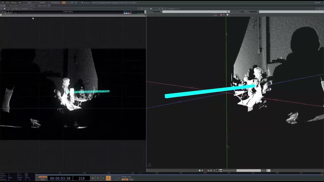 FlyingTokyo - ToF Sensor, Gyro Sensor, Azure Kinect DK Visualize Test