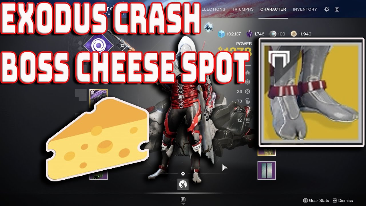 Exodus Crash Hunter Boss Cheese Spot (Destiny 2 Beyond Light)