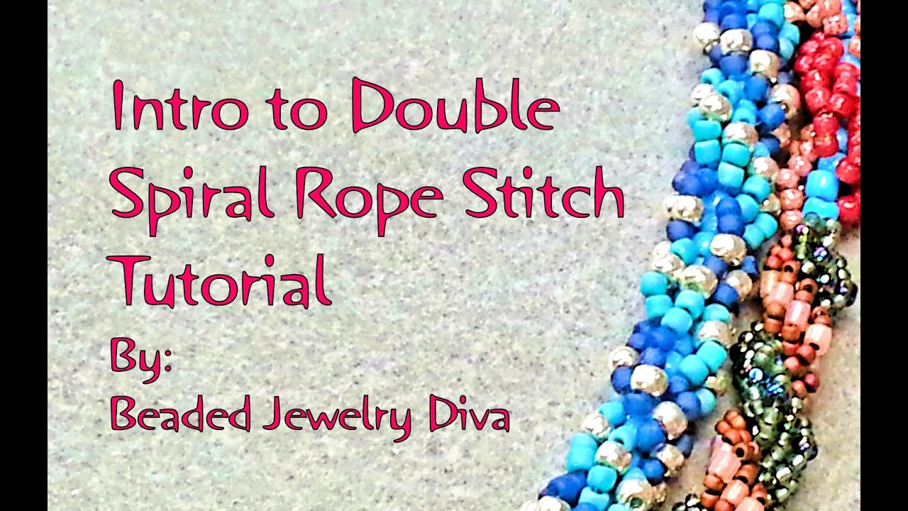 Download Intro to the Double Spiral Rope Stitch - Double Spiral Rope Tutorial - YouTube