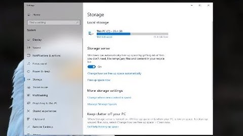 How to Turn off Storage Sense in Windows 10 [Tutorial]