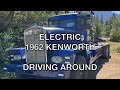 Footage of our prototype electric semi truck driving around