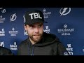 Postgame Media vs. Dallas Stars | Brandon Hagel
