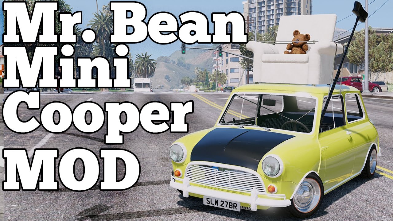 GTA 5: Mr. Bean Mini Cooper Mod [DOWNLOAD] - YouTube