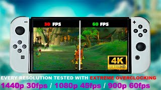 Zelda TOTK - Performance Test with EXTREME Overclocking